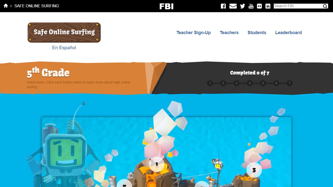 FBI | Safe Online Surfing | Fifth Grade